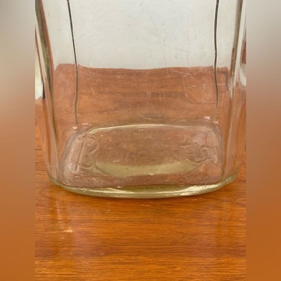 Vintage BRIGHT’S antique bottle with handle || Vintage glass bottle || antique - Picture 7 of 13